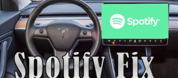 Tesla Spotify is not working