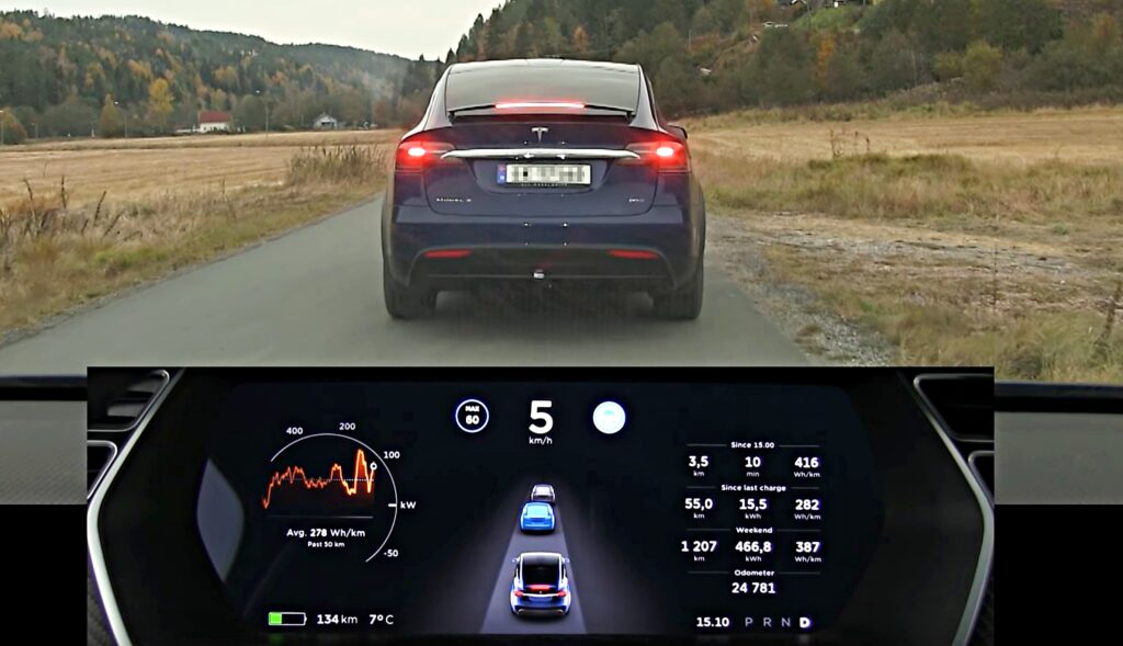 How Tesla Emergency Braking System Works