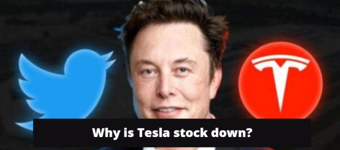 why is tesla stock down