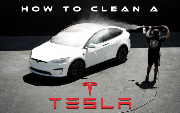 How to wash a Tesla