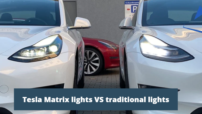 tesla matrix headlights