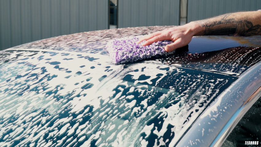 how to wash a tesla model 3